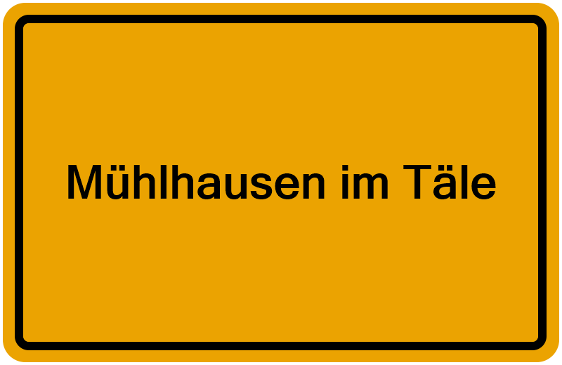 Handelsregisterauszug Mühlhausen im Täle